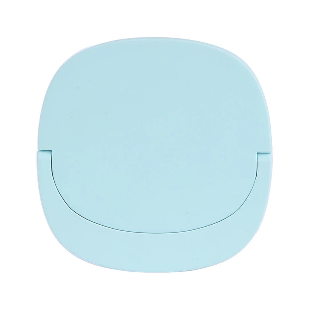 Cx52  Mini Makeup Mirror square Shape Girl Mini Portable Mirror Pocket Makeup Cosmetics Compact Mirrors Rechargeable LED Mirror