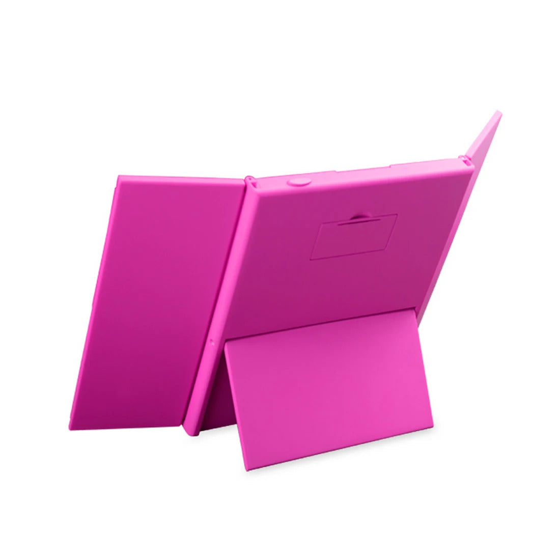 CX566 Top sale Tri-Fold Illuminated LED Lighted Vanity Mirror Makeup Wide View Portable Travel Pocket Compact Led Mirror