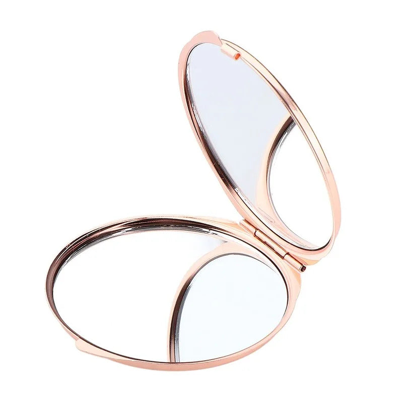 TSHOU828 Compact Makeup Mirror Cosmetic Magnifying Portable Make Up Mirrors for Purse Travel Bag Home Office Mirror