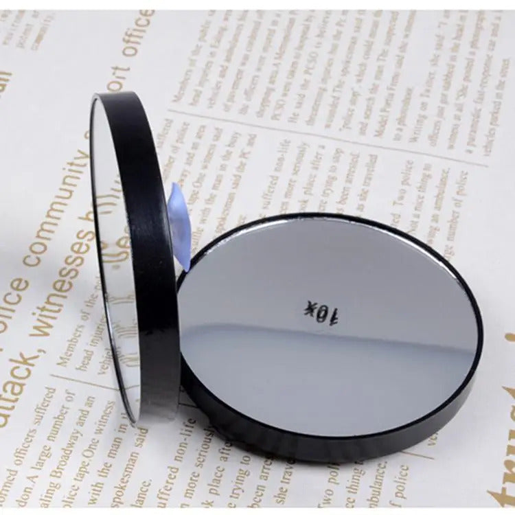 TSHOU818 Magnifier Mirror Suction Cup 10x Makeup Shaving Cosmetic Face Care Shave