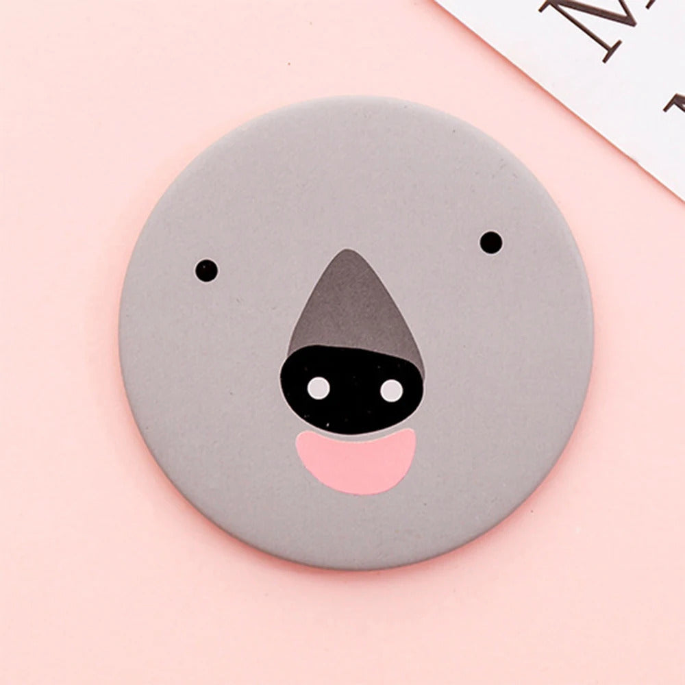 L265 Makeup Mirror Portable Hand Mini Make Up Mirror Travel Round Pocket Cosmetic Mirror Portable Beauty Makeup Tools