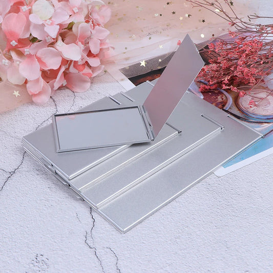 TSHOU576 Size Pocket Rectangle Makeup Folding Mirrors Ultra-thin Folding Make Up Mirror Personalised Cosmetic Mirror