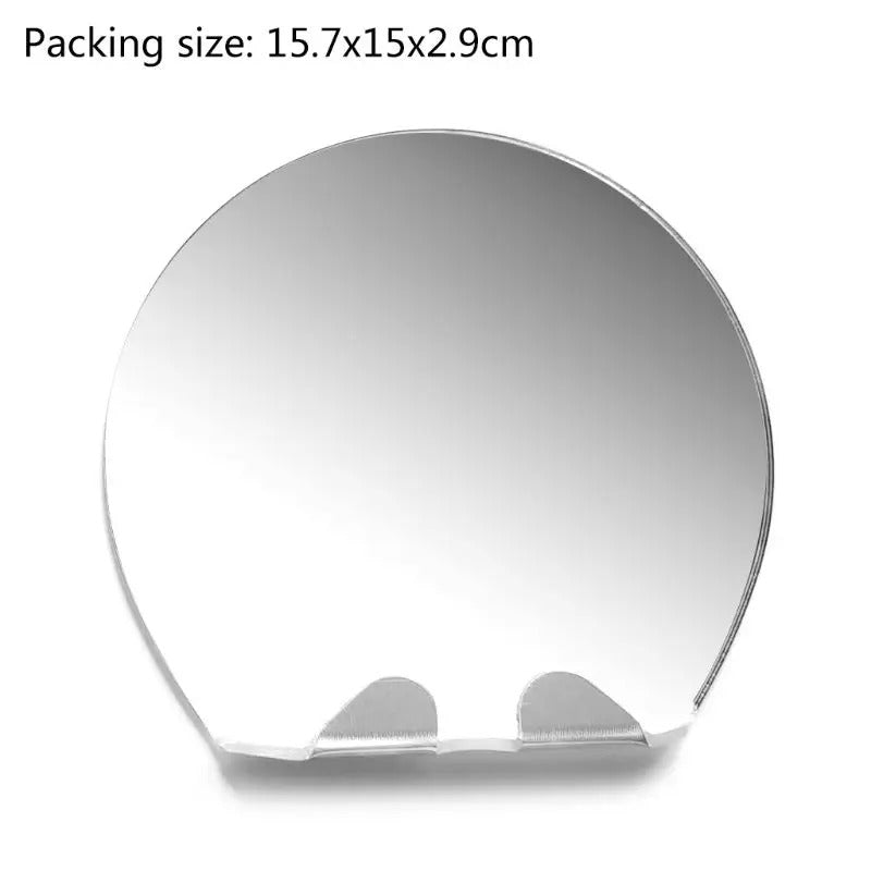 L183 Portable Bathroom Shower Fog Free Travel Mirror Washroom Shaving Mirrors U2JD